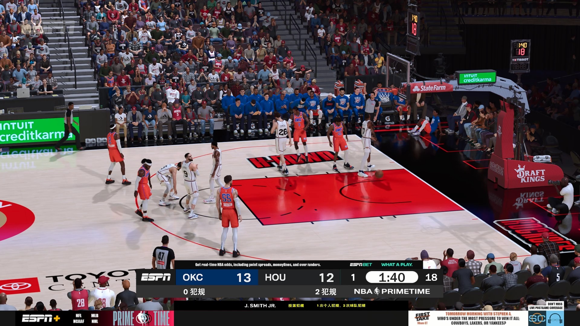 神仙对局！NBA2K比赛过程堪比大片